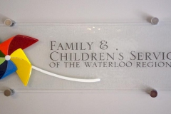 Custom Wall Panel for the Family and Children's Services of the Waterloo Region