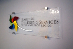 Custom Wall Panel for the Family and Children's Services of the Waterloo Region