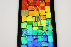 Quilted Dichroic Pendant