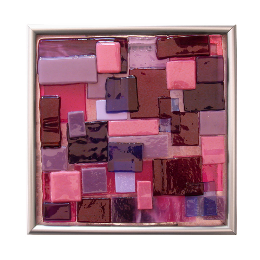 Abstract Tile - Pinks