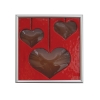 Hearts Tile in Red/Brown
