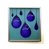 Rain Tile in Aqua/Cobalt