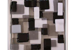 Abstract Tile - Black and White