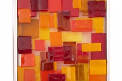 Abstract Tile - Reds