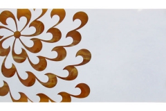 Chrysanthemum in White/Amber