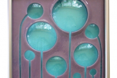 Enoki Tile in Purple/Aqua