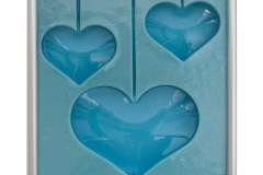 Hearts Tile in Aqua/Aqua