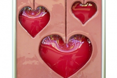 Hearts Tile in Pink/Pink