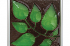 Leaves Tile in Brown/Green