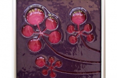 Mustard Tile in Purple/Pink