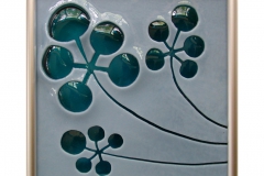 Mustard Tile in White/Storm