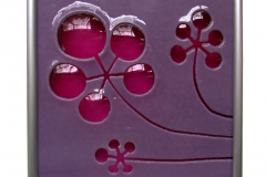 Mustard Tile in Purple/Pink