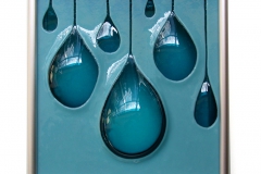 Rain Tile in Aqua/Aqua