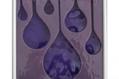Rain Tile in Purple/Purple