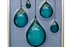 Rain Tile in Blue/Aqua