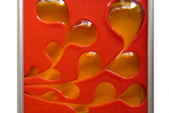 Willow Tile in Orange/Yellow