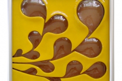 Willow Tile in Yellow/Brown