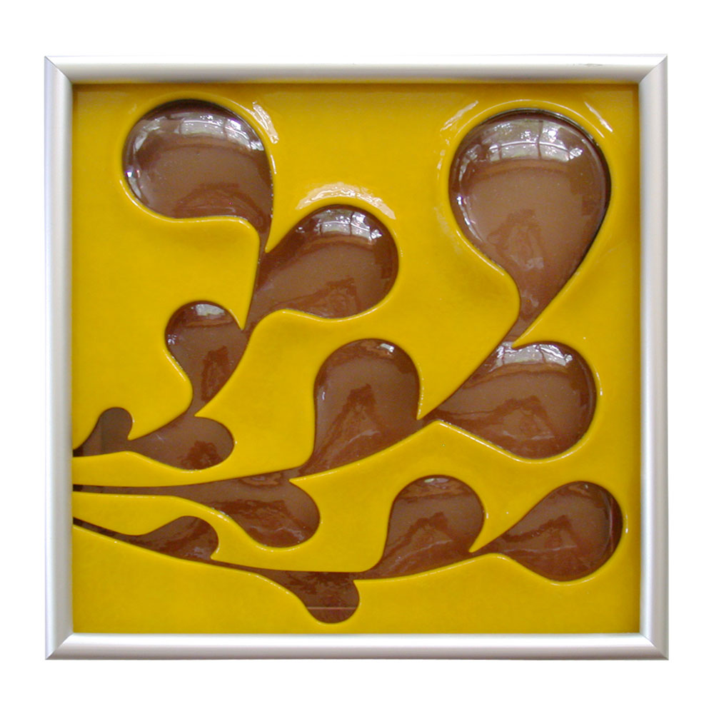 Willow Tile in Yellow/Brown