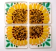 Custom Sunflower Coasters