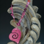 Pink Heart Necklace