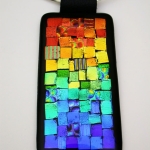Quilted Dichroic Pendant