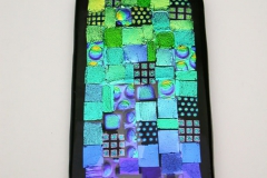 Quilted Dichroic Pendant
