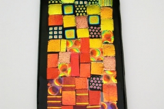 Quilted Dichroic Pendant