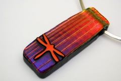 Sunset Dragonfly Pendant