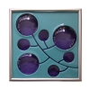 Berries Tile in Aqua/Purple