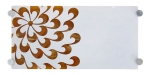 Chrysanthemum in White/Amber