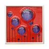 Enoki Tile in Red/Purple