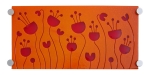 Secret Garden Panel in Orange/Red