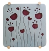 Secret Garden Panel in White/Purple