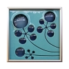 Mustard Tile in Aqua/Storm