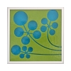 Mustard Tile in Lime/Aqua