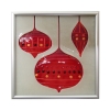 Ornaments Tile in White/Red