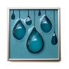 Rain Tile in Aqua/Aqua